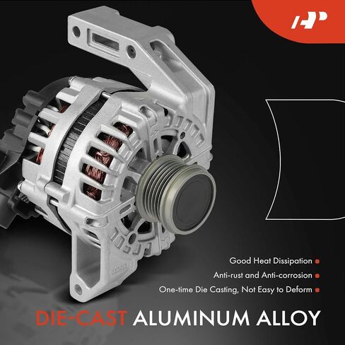مولد كهربائي ممتاز متوافق مع Ford Focus 2012 2.0L، 12V 150A 6-Groove Decoupler Pulley في اتجاه عقارب الساعة، استبدال # 1703864، BV6N10300DB in Saudi Arabia
