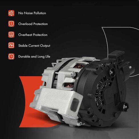 مولد كهربائي ممتاز متوافق مع Ford Focus 2012 2.0L، 12V 150A 6-Groove Decoupler Pulley في اتجاه عقارب الساعة، استبدال # 1703864، BV6N10300DB in Saudi Arabia