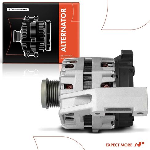 مولد كهربائي ممتاز متوافق مع Ford Focus 2012 2.0L، 12V 150A 6-Groove Decoupler Pulley في اتجاه عقارب الساعة، استبدال # 1703864، BV6N10300DB in Saudi Arabia