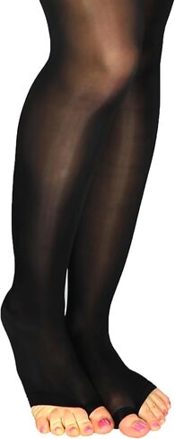 Mona's Choice Tall Oil Shine Glossy Toeless Tights/Toeless Pantyhose/Open Toe Tights in Saudi Arabia