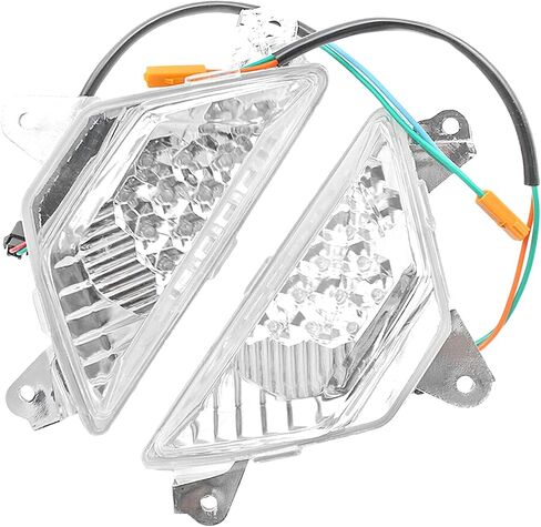 ضوء إشارة الانعطاف الأمامي LED متوافق مع KAWASAKI Ninja ZX-6R ZX6R NINJA 300 400 650 1000 ZX-4R ملحقات الدراجات النارية الخفيفة (شفاف) in Saudi Arabia