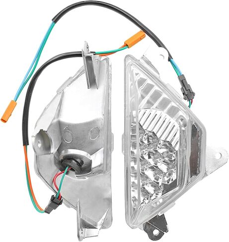ضوء إشارة الانعطاف الأمامي LED متوافق مع KAWASAKI Ninja ZX-6R ZX6R NINJA 300 400 650 1000 ZX-4R ملحقات الدراجات النارية الخفيفة (شفاف) in Saudi Arabia