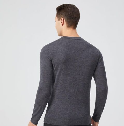 Thermal Underwear Shirts for Men, Merino Wool Base Layer Mens, Ultralight Backpacking Gear in Saudi Arabia