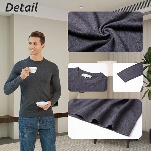 Thermal Underwear Shirts for Men, Merino Wool Base Layer Mens, Ultralight Backpacking Gear in Saudi Arabia