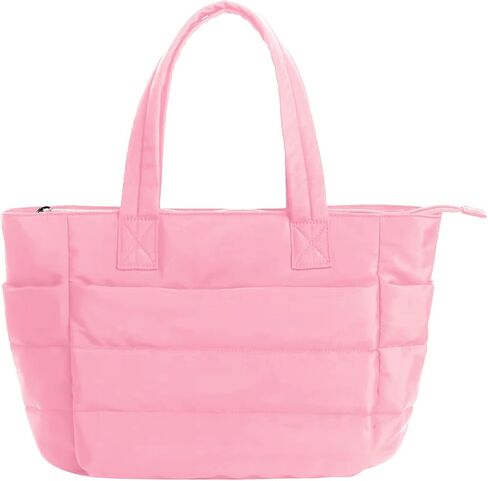 Tote Bag for Women-Nurse bags Lightweight Puffy Tote Bag with Compartments-Quilted Shoulder Bag for Travel, Work in Kuwait