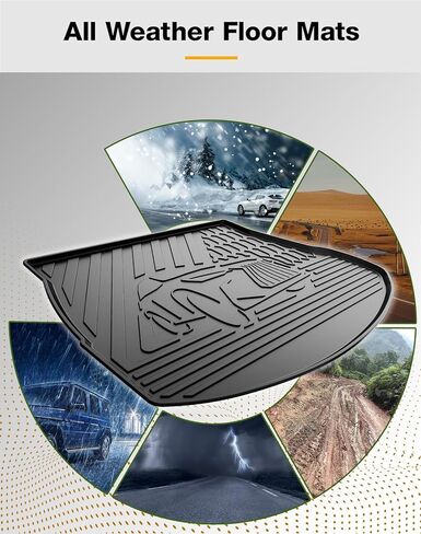 Original 2016-2022 RX Floor Mats and Cargo Liner for Lexus RX/RX350/RX450h (Not Fit L Model with 3rd Row Seating) - Custom Fit TPE All Weather Floor Liners and Trunk Mat for Lexus RX 2016-2022 in Saudi Arabia