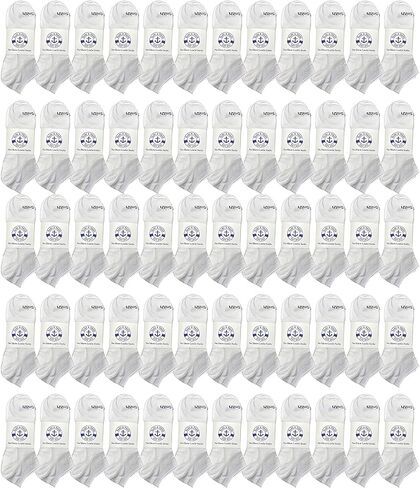 Yacht & Smith 60 Pair Men, Women & Kids Low Cut Socks Thin Comfortable Lightweight Breathable Wholesale Bulk Sport Socks in Kuwait