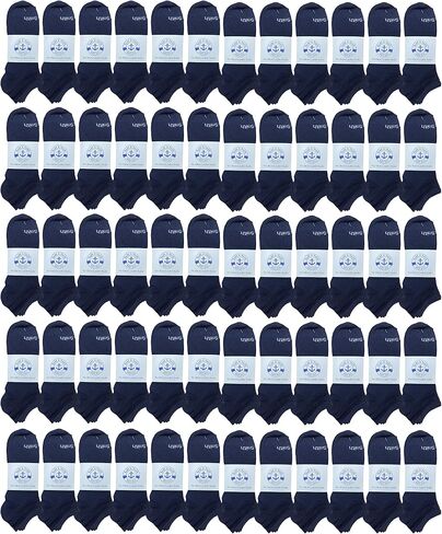 Yacht & Smith 60 Pair Men, Women & Kids Low Cut Socks Thin Comfortable Lightweight Breathable Wholesale Bulk Sport Socks in Kuwait