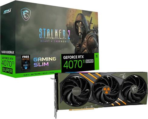 MSI GEFORCE RTX 4070 TI Super 16G Gaming X Slim Graphics Card in Saudi Arabia
