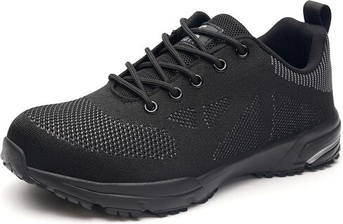 Steel Toe Shoes for Men Women Work Safety Shoes Comfortable Lightweight Puncture Proof Slip Resistant Indestructible Warehouse Industry Construction Shoes in Saudi Arabia