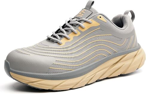 Steel Toe Shoes for Men Women Work Safety Shoes Comfortable Lightweight Puncture Proof Slip Resistant Indestructible Warehouse Industry Construction Shoes in Saudi Arabia