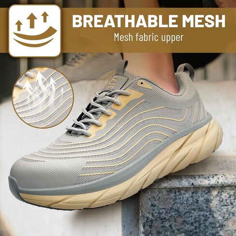 Steel Toe Shoes for Men Women Work Safety Shoes Comfortable Lightweight Puncture Proof Slip Resistant Indestructible Warehouse Industry Construction Shoes in Saudi Arabia
