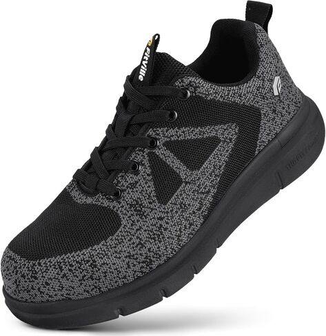 أحذية FitVille الرجالية ذات المقدمة الفولاذية ذات مقدمة مركبة واسعة للرجال مقاومة للثقب in Kuwait