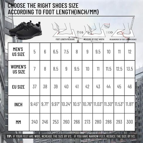Steel Toe Shoes for Men Women Work Safety Shoes Comfortable Lightweight Puncture Proof Slip Resistant Indestructible Warehouse Industry Construction Shoes in Kuwait