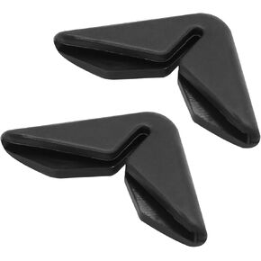 uxcell 2pcs Black Universal Automobile Car Side Door Edge Corner Guard Protector