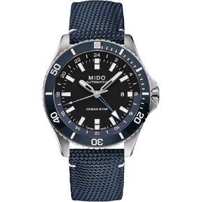 MIDO Ocean Star GMT - Swiss Automatic Watch for Men - Black Dial - Case 44mm - M0266291705100
