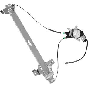 Front Driver Side Power Window Regulator with Motor (2 Pins) Fit for 2003-2014 Ford E-150, 1992-2002 E-250 Econoline, E-350 E-450 E-550 Club Wagon Super Duty, 741-586