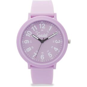 Speidel Eco Color Pop Recyclable Plastic Watch with 18mm Recyclable Silicone Strap - Lilac