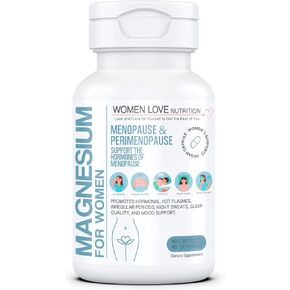 Magnesium for Women, Menopause & Peromenopause (90 Capsules)