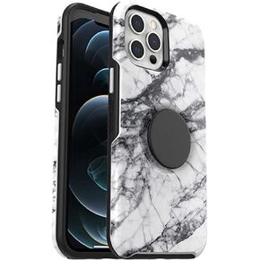 OtterBox + Pop Symmetry Series Case for iPhone 13 Pro Max & iPhone 12 Pro Max (Only) - Non-Retail Packaging - Berry Flow