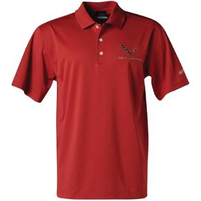C7 Corvette Polo - Men's Performance Polo Shirt - Officially Licensed by GM