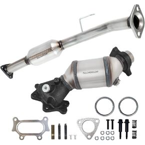 Front & Rear Catalytic Converter Compatible with 2006 2007 2008 2009 2010 2011 Honda Civic Hybrid 1.3L l4 Catalytic Convertor High Performance (EPA Compliant)