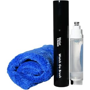 Watch Cleaning Kit | Scratch-Free Bristles & Refillable | Watch Cleaner with Microsuds Formula | Watch Kit (1x) Brush (1x) Refill (1x) Drying Towel | USA Made Watch Care Kit (3 Piece Kit)