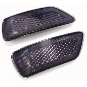 2PCS Black Rear Bumper Side Marker Light Reflector For 11-20 JEEP GRAND CHEROKEE WK2 / 11-16 JEEP COMPASS / 11-17 DODGE JOURNEY