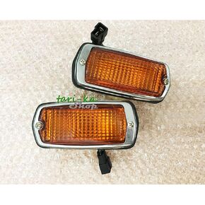 TRS أضواء العلامات الجانبية الأمامية عدسة العنبر ل DATSUN 510 240Z 260Z 280Z 120Y B210 1200