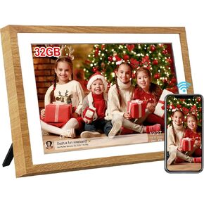SSA WiFi Frame 32GB Digital Picture Frame WiFi 10.1 inch Digital Photo Frame with IPS Touch Screen, Auto-Rotate,Send 50 Photo Unlimited,Share Photos/Videos Instantly via App or E-Mail from Anywhere