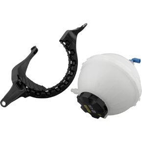 BOXI Compatible Coolant Reservoir with Cap & Sensor fit for BMW 528i / 528i xDrive 2.0L 1997CC 2012 2013 2014 2015 2016 | 17138614293 17137649733 17137619189