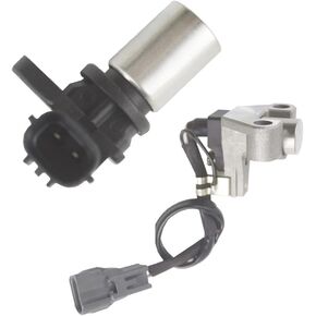 2pcs Crankshaft + Camshaft Position Sensor Kits for 2003-2004 Toyota 4Runner 4.7L; 2000-2004 Toyota Tundra 4.7L; 2001-2003 Toyota Sequoia