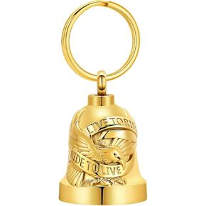 zeqingjw Eagle Bell Cremation Jewelry Urn Keychain for Ashes for Women Men Memorial Keepsake Keychain