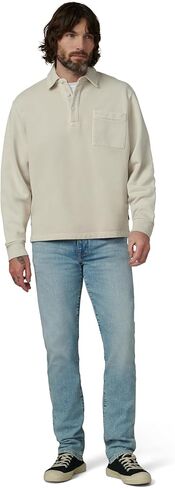 Joe's Jeans Men's Polo Long Sleeve Sweatshirt in Kuwait