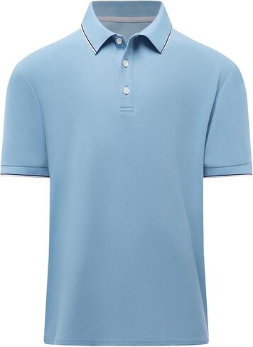 RQP Mens Big and Tall Polo Shirt Golf Shirts Classic Fit Casual Tops Pique Mesh Short Sleeve in Saudi Arabia