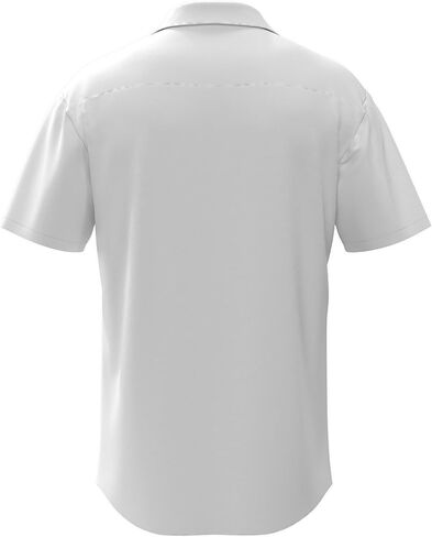 4 Pack - Mens Short Sleeve Button Down Shirts – Wrinkle Free, Muscle Fit, Stylish Casual in Kuwait