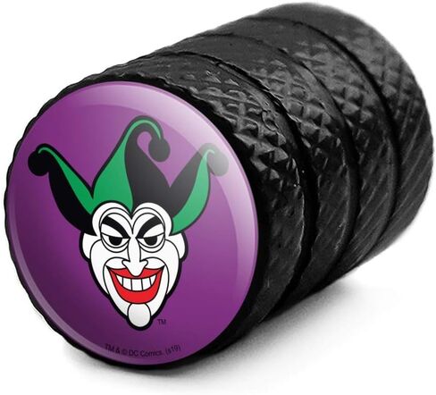 GRAPHICS & MORE Batman Joker Symbol Tire Rim Wheel Aluminum Valve Stem Caps in Saudi Arabia