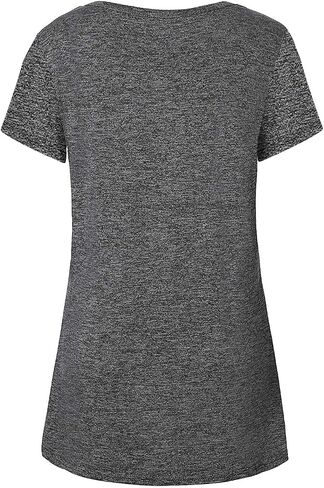 Cucuchy Womens Yoga Tops Flowy Fitness Workout Shirts Short Sleeve Activewear in Kuwait
