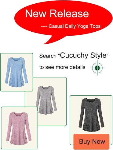 Cucuchy Womens Yoga Tops Flowy Fitness Workout Shirts Short Sleeve Activewear in Kuwait