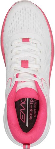 حذاء رياضي نسائي من Easy Spirit Maxine11، أبيض/وردي، عرض 7.5 in Kuwait