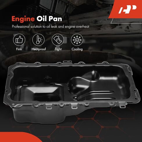 حوض زيت المحرك الممتاز مع قابس تصريف متوافق مع Ford F-150 F150 2011-2013، Mustang 2011-2017، 5.0L، استبدال # BL3Z6675A in Saudi Arabia