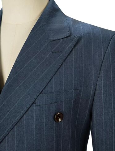 Mens Suit Jacket Stripes Casual Formal Blazer Double Breasted Lightweight Men Sport Coats Long Sleeve Jacket in Saudi Arabia