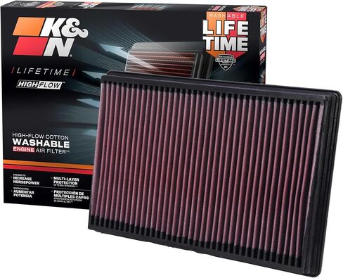 K&N Engine Air Filter: Long Life 18,000 Mile Replacement Air Filter: Compatible with 2002-2019 Dodge Ram Truck V6/V8/V10 (1500, 2500, 3500, 4500, 5500), KNA-2247 in Saudi Arabia