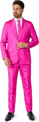 SUITMEISTER Men's Print Suit - Perfect Outfit for Any Occasion - Including Blazer, Pants and Tie in Kuwait