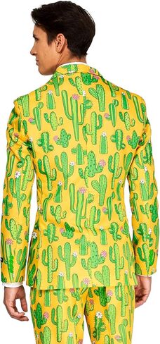 SUITMEISTER Men's Print Suit - Perfect Outfit for Any Occasion - Including Blazer, Pants and Tie in Kuwait