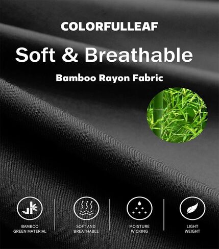 ملابس داخلية للرجال من COLORFULLEAF، ملابس داخلية ناعمة من الخيزران رايون، ملابس داخلية قابلة للتنفس ومفتوحة متعددة العبوات in Kuwait