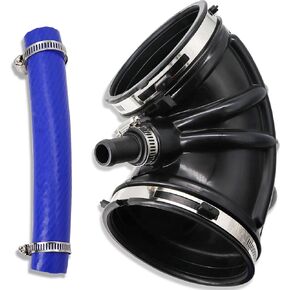 Air Intake Resonator Lower Hose Tube Duct Compatible with 2007 2008 2009 2010 2011 2012 2013 2014 2015 2016 2017 2018 Dodge Ram 2500 3500 4500 5500 6.7 L engine Replace # 53032944AL SM-06395