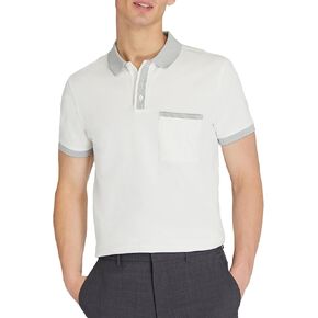 Club Monaco Men's Double Feeder Stripe Polo