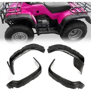ECOTRIC Fender Mud Guard Compatible with 1995-2004 Honda TRX400 TRX450 Foreman FOURTRAX Mud Flaps 4Pcs
