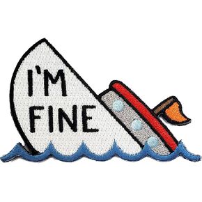 I'm Fine Patch - Hook and Loop Tactical Morale Patch